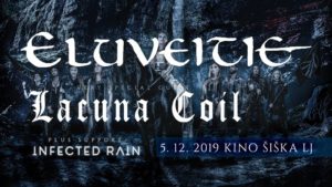 LACUNA COIL,Eluveitie, Infected Rain -Kino Šiška, LJubljana, 05.12.2019.