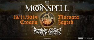 MOONSPELL & ROTTING CHRIST - Klub Močvara, Zagreb – 18.11.2019.