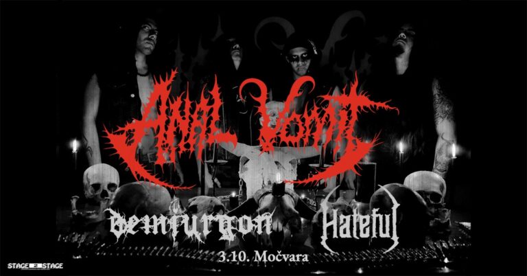 Anal Vomit, Demiurgon, Hateful – Zagreb 03.10.2022.  Močvari