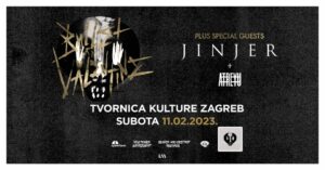 BULLET FOR MY VALENTINE, JINJER, Atreyu, Tvornica Kulture, Zagreb, 11.2.2023