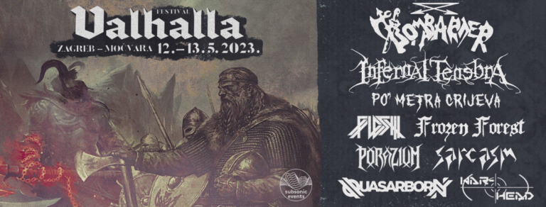 VALHALLA festival 2023 – Močvara, Zagreb, 12-13.05.2023