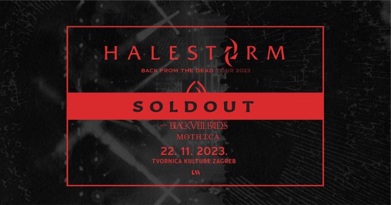 HALESTORM, Black Veil Brides, Mothica – Tvornica Kulture, Zagreb 22.11.2023