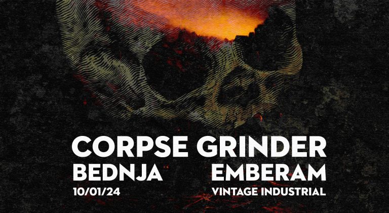 CORPSE GRINDER, BEDNJA, EMBERAM, @VIB, Zagreb, 10.1.2024