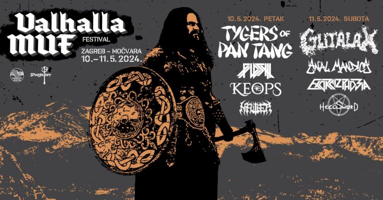 Valhalla MUF festival, Močvara, Zagreb, 10.-11.5.2024