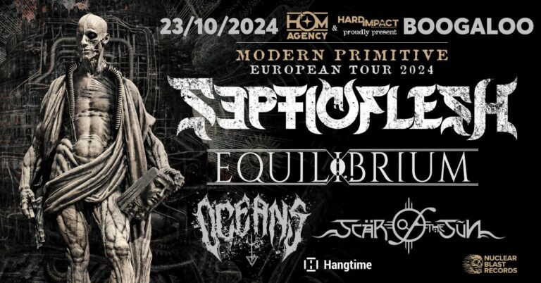 SEPTICFLESH, Equilibrium, Oceans, Scar of the Sun – Zagreb, Boogaloo –