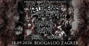 Nasty Abyss: Malevolent Creation, Belphegor, Monument of Misanthropy, Confess @Boogaloo Zagreb, 18.9.2024