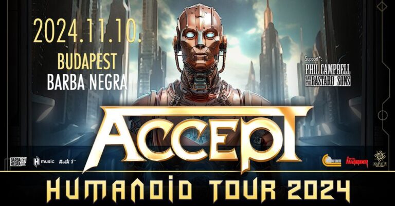 ACCEPT – Humanoid Worldwide Tour 2024, Barba Negra, Budapest, 10.11.2024