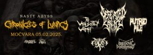 Defeated Sanity, To Violently Vomit, Putrid Pile, Embryonic Devourment, Asylum TX @Klub Močvara, Zagreb, 5.2.2025