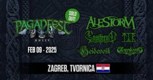 PAGANFEST MMXXV ZAGREB: ALESTORM, ENSIFERUM, TÝR, HEIDEVOLK, ELVENKING @Tvornica Kulture, Zagreb, 9.2.2025