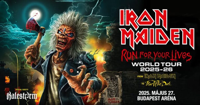 IRON MAIDEN, Halestorm, BudapestArena, 27.5.2025