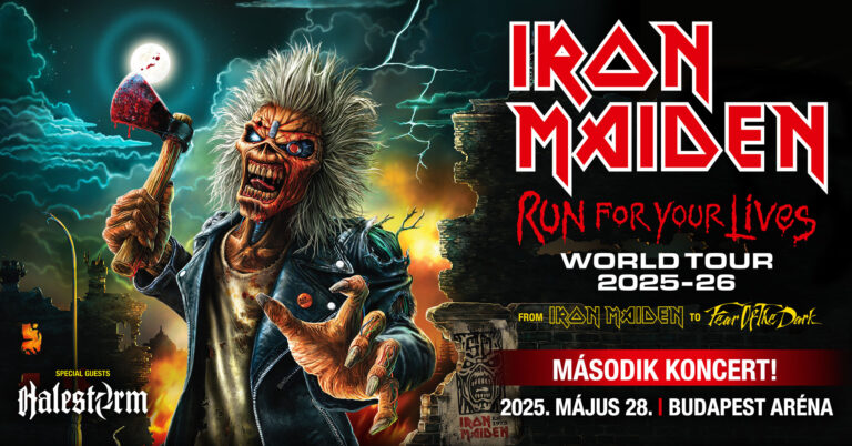 IRON MAIDEN, Halestorm, BudapestArena, 28.5.2025