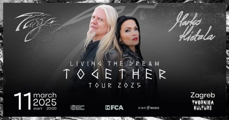 TARJA TURUNEN & MARKO HIETALA, Tvornica Kulture, Zagreb, 11.3.2025