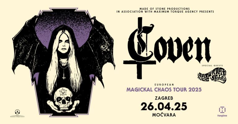 COVEN  – Močvara, Zagreb, 26.04.2025