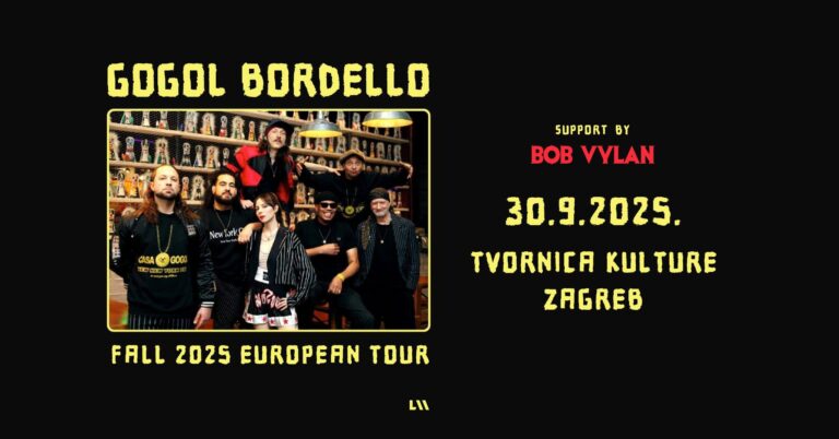 GOGOL BORDELLO – Tvornica Kulture, Zagreb, 30.09.2025